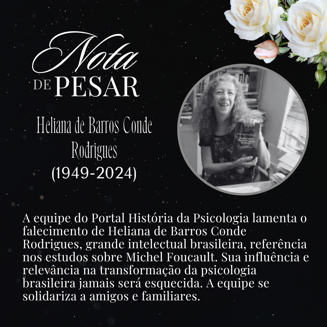 Nota de pesar e luto pelo falecimento de Heliana Conde
